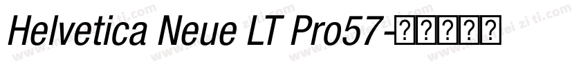 Helvetica Neue LT Pro57字体转换
